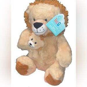 NWT Big and Little Lion plush animal